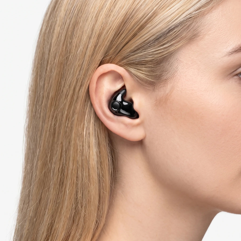 SlumberBuds - Flat Wireless Noise-Masking Sleep Earbuds Side Sleeping